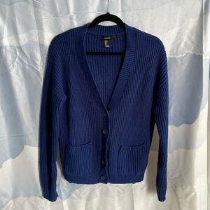 ⭐️Oversized knit blue cardigan